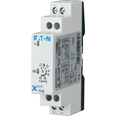 101064 TLE Eaton Eaton Distribution Parts Series DIN Rail Mount Timer Relay, 230V ac, 1-Contact, SPST