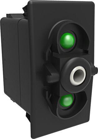 TIHL54-1S-BL-FW Carling Technologies 3PDT, On-On Rocker Switch Panel