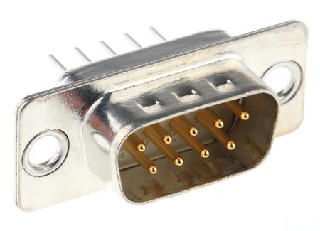 09670095655 HARTING D-Sub Standard 9 Way Through Hole D-sub Connector Plug, 2.74mm Pitch