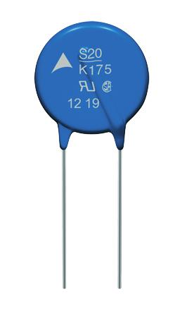 B72220S2381K101 EPCOS, Advanced Metal Oxide Varistor 600pF 100A, Clamping 1025V, Varistor 620V