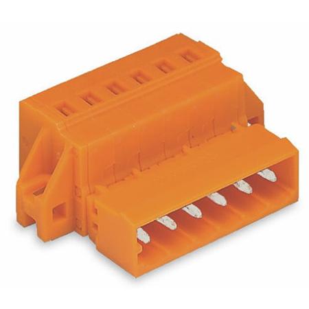 231-634/019-000 WAGO 231 Series Pluggable Connector, 4-Pole, Male, 4-Way, Feed Through, 15A
