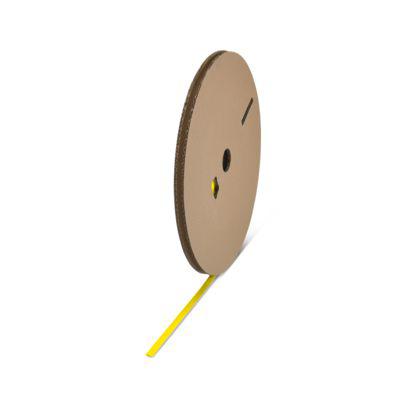 1221589 Phoenix Contact Heat Shrink Sleeving, Yellow 2.1 → 6.4mm Sleeve Dia. x 100m Length 3:1 Ratio, E-WMS Series