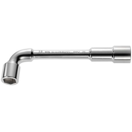 75-13-16 Facom 13/16 in Socket Wrench, Hex Drive With Polished Chrome Handle