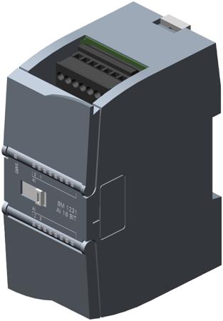 6ES7231-5ND32-0XB0 Siemens IB IL 24 DI8/HD-XC-PAC Series PLC I/O Module for Use with SIMATIC S7-1200, Analogue
