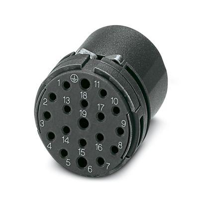 1623626 Phoenix Contact Socket Circular Connector Insert 19 Way for use with Circular Connector