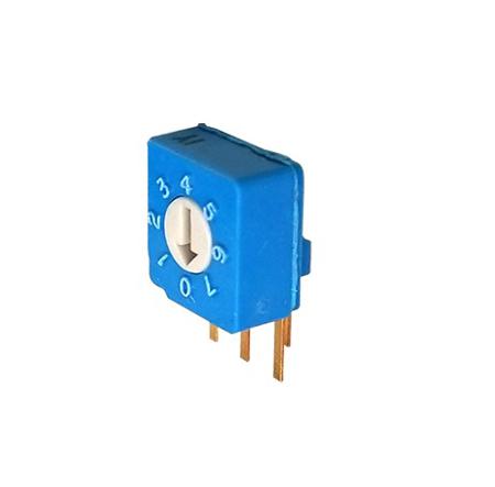 S-8031 Nidec Components S-8, 8 Position, BCD Rotary Switch, 100 mA, Pin