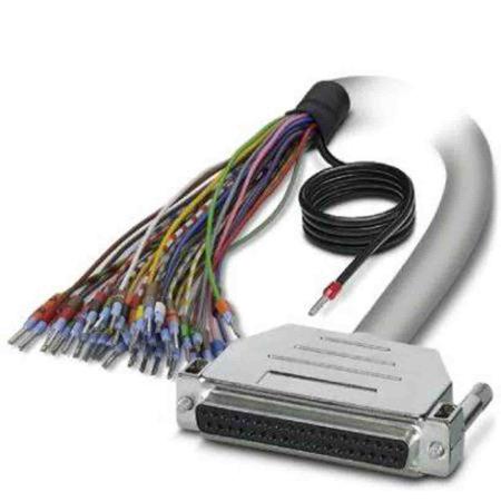 2906217 Phoenix Contact 10m, Single Wire to Female D-Sub, 37 Ways, Serial Cable Assembly