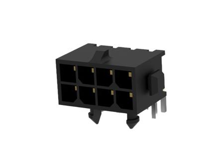 3-794620-8 TE Connectivity Micro MATE-N-LOK, 3mm Pitch, 8 Way, 2 Row, Right Angle PCB Header, Through Hole