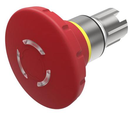 45-2D36.2A20.000 EAO 45 Series, Twist Release, Emergency Stop Push Button Head