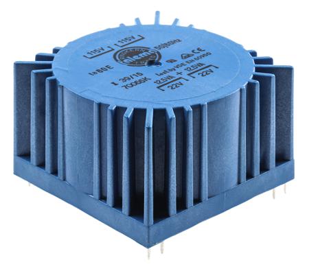 70065K 2 Output Toroidal Transformer, 25VA, 2 x 22V ac