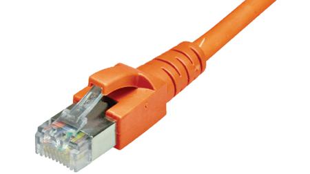 65376000DY Dätwyler Cables6537, 2m Cat6a, Orange RJ45 to RJ45, S/FTP, Terminated