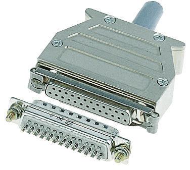 09670090453 HARTING D-sub Series Thermoplastic Right Angle D Sub Backshell, 9 Way, Strain Relief