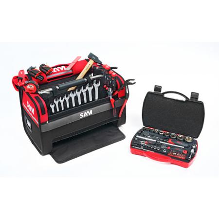 CP-100-BAG1N SAM 100 Piece Electrician's Tool Kit Tool Kit with Bag, VDE Approved