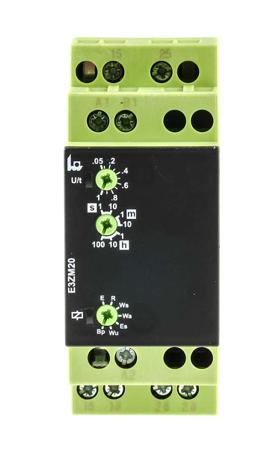 E3ZM20 12-240V AC/DC Tele E3ZM20 Series DIN Rail Mount Timer Relay, 12 → 240V ac/dc, 2-Contact, 0.05 s → 100h, DPDT