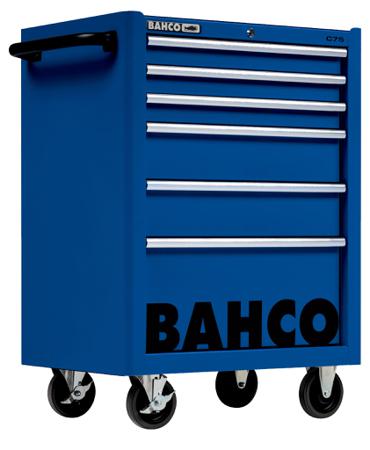 1475K6BLUE Bahco 6 Shelf Trolley, 956 x 501 x 763mm, 30kg Load