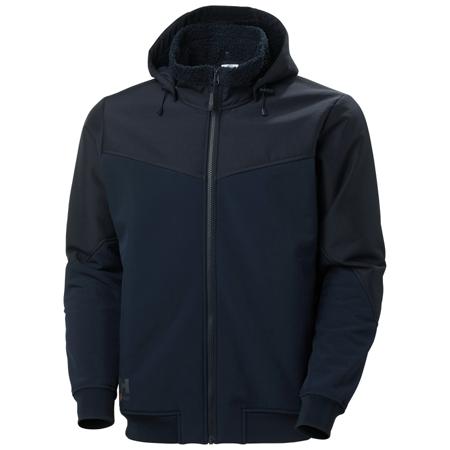 74291_590-L Helly Hansen OXFORD Navy, Breathable Jacket Front Zip, L 1 EA