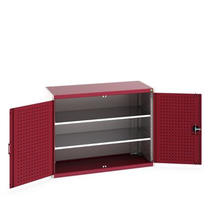 40022047-24V Bott 2 Door Sheet Steel Floor Standing Cupboard, 1300 X 650 X 1000mm