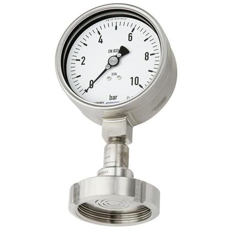 14200368 WIKA Bottom Entry Pressure Gauge 16bar, 0bar min.