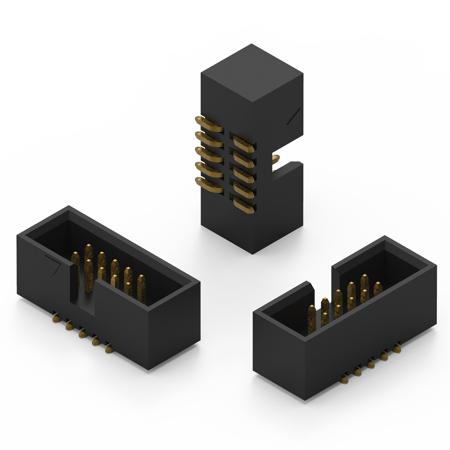 62731420621 Wurth Elektronik WR-BHD Series Straight Surface Mount PCB Header, 14 Contact(s), 1.27mm Pitch, 2 Row(s), Shrouded