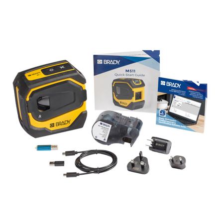 M511-EU-UK-BWS Brady  Handheld Label Printer, 38.1mm Max Label Width, EU, UK