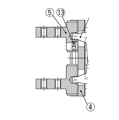 MHZ-AA2002 SMC Pneumatic Gripper, , Parallel Gripping Type