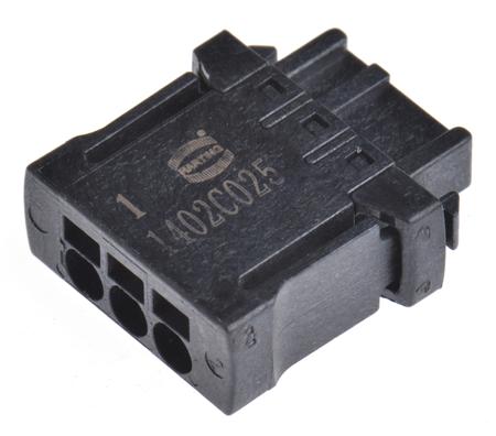 14310313101000 HARTING, 2.54mm Pitch, Har-Flexicon, 3 Way, Vertical, Pluggable Terminal Block, Plug, Cable Mount, Screw Termination,