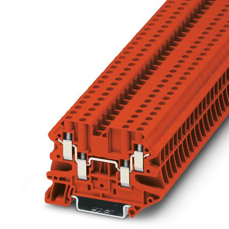 3074460 Phoenix Contact  UT 4 - QUATTRO Series Red, 0.14 → 6mm², Screw Termination, ATEX, IECEx