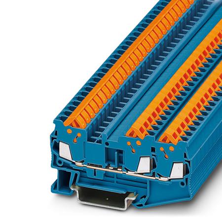 3205051 Phoenix Contact  5, QTC 1 Series Blue, 0.25 → 1.5mm², Quick Connect Termination, ATEX