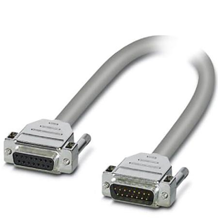 1066603 Phoenix Contact D-Sub 15-Pin to D-Sub 15-Pin Female, Male Cable & Connector, 25 V ac, 60 V dc