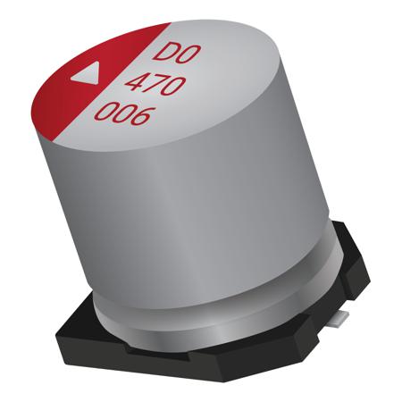 APD1012101M063R KYOCERA AVX 100μF Conductive Polymer Aluminium Capacitor 63V dc, Surface Mount -