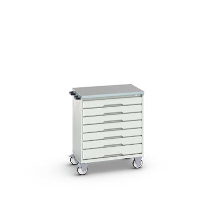 16927006-16 Bott, 7 Drawer Sheet Steel Floor Standing Cabinet, 800 x 600 x 980mm