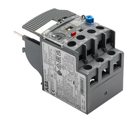 1SAX121001R1105--EF19-18-9 ABB Overload Relay - 1NO + 1NC, 5.7 → 18.9 A F.L.C, 304 W, 3P