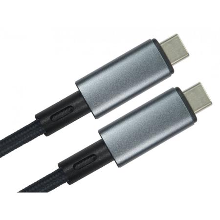 NLMOB4-5001ST NewLink USB Cable, Male USB Type C to Male, USB 4.0 USB Type C, Black, 1 m
