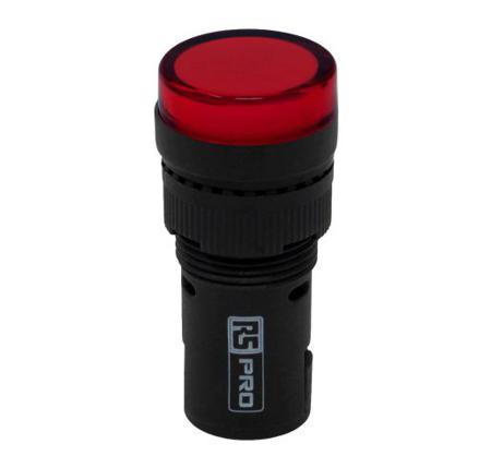 271-7477 RS PRO, Panel Mount Red LED Pilot Light, 24V ac/dc
