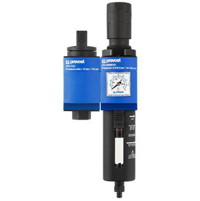 ATU-VM2585102 PREVOST ATU Filter Regulator, 25μm, G 3/8, Manual, 10 bar, ATU VM2585102