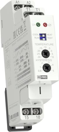 326-819 RS PRO SPST Thermostats, 16A, 24 → 240 V, -20 → 55 °C