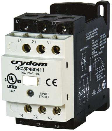 DRC3P48B400R2 Sensata Crydom Solid State Relay, 7.6 A Load, DIN Rail Mount, 510 V ac Load