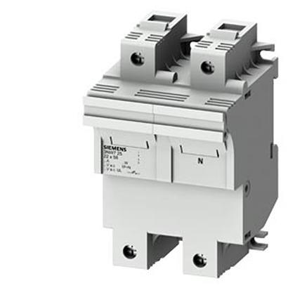 3NW7251 Siemens 100A Fuse Holder for 22.2 x 58mm Fuse, 1P + N, 690V
