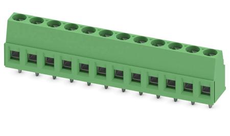 1730227 Phoenix Contact MKDSP 1.5/12-5.08 Series PCB Terminal Block, 12-Contact, 5.08mm Pitch, Through Hole Mount, Screw