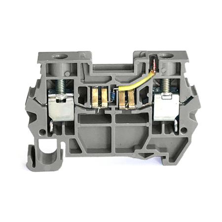 262-4363 Grey Component Terminal Block, 6mm², 1-Level, Clamp Termination
