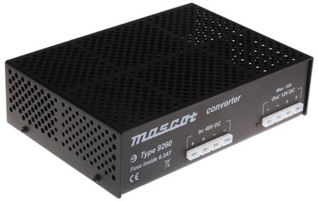 9260000048 Mascot DC-DC Converter, 13.2V dc/ 16A Output, 40 → 64 V dc Input, 210W, Mounting Bracket, +25°C Max Temp -20°C