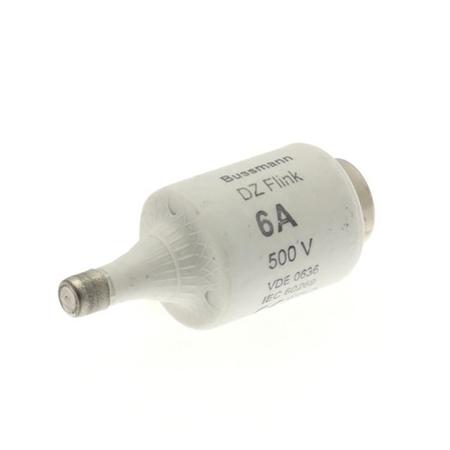 6D27Q Eaton 6A DII Bottle Fuse, E27 Thread Size, gG, 500V ac