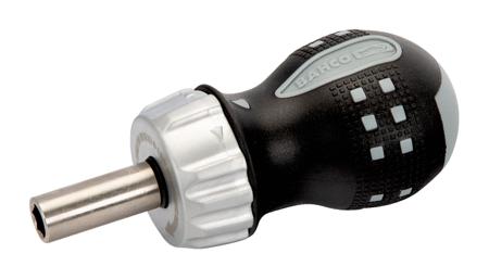 808050S Bahco Straight Stubby Screwdriver, 68 mm Blade, 95 mm Overall