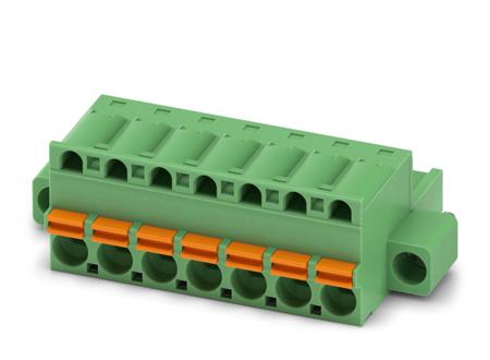 1910571 Phoenix Contact, 5mm Pitch, FKC 2.5/ 7-STF, 7 Way, Pluggable Terminal Block, Plug, Spring Cage Termination,