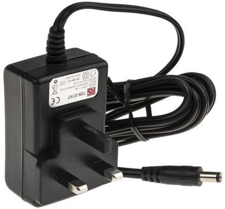 ECP-11-5U RS Pro Plug In Power Supply 5V dc, 2.2A Level V 1 Output, 2.1 x 5.5 x 9.5 mm Centre Positive Switched Mode Power Supply