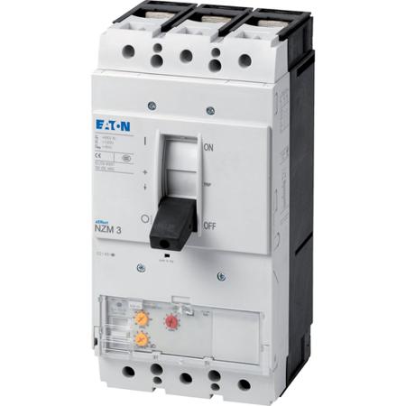 265790-NZMH3-ME350 Eaton, Eaton Moeller NZM MCCB Molded Case Circuit Breaker 3P 350A, Breaking Capacity 9 kA, Fixed Mount