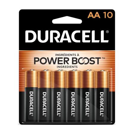 MN1500-P10-BOOST Duracell Alkaline Manganese Dioxide AA Battery 1.5V