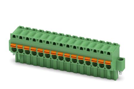 1874235 Phoenix Contact, 5.08mm Pitch, COMBICON Control, 15 Way, Pluggable Terminal Block, Plug, Solder Termination,