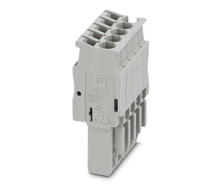 3040290 Phoenix Contact, SP 2.5/ 5, Pluggable Terminal Block, Plug, Spring Cage Termination,