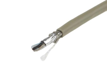 B963024-GE033 Alpha Wire 2 Pair Braid, Foil Twisted Pair Cable, 0.23 mm² CSA 24 AWG